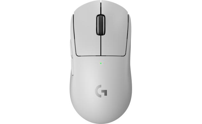 Logitech G PRO X SUPERLIGHT 2 LIGHTSPEED Wireless Gaming Mouse, Lightweight, LIGHTFORCE Hybrid- White